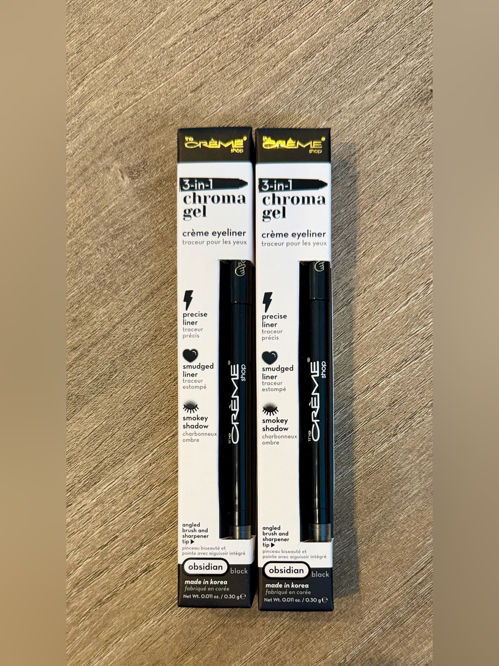 2‎ Black Crème 3-in-1 Chroma Gel Eyeliners